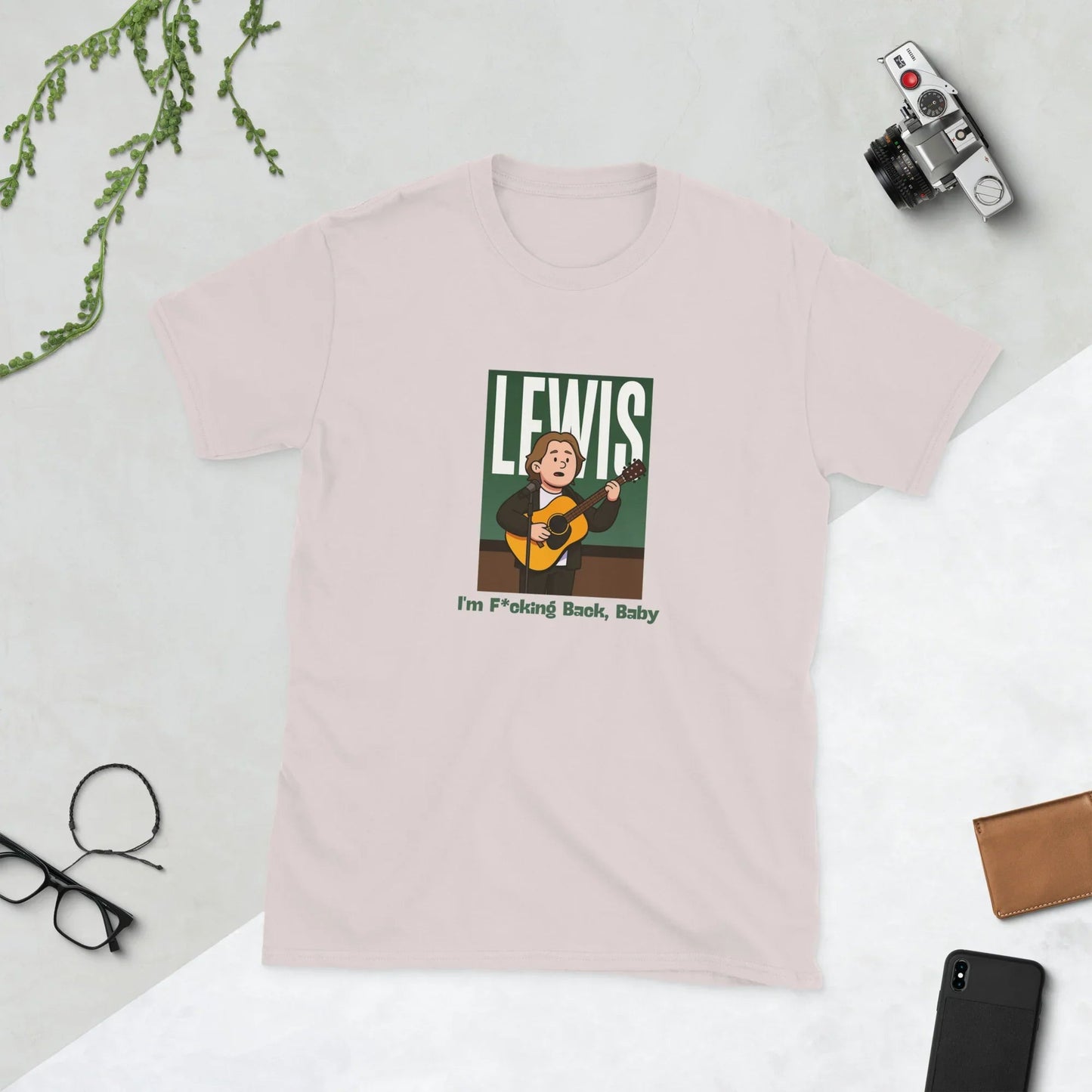 Lewis Capaldi "I'm Back" Unisex Cotton T-Shirt | Music Fan Tee T-shirt Alcyone213k