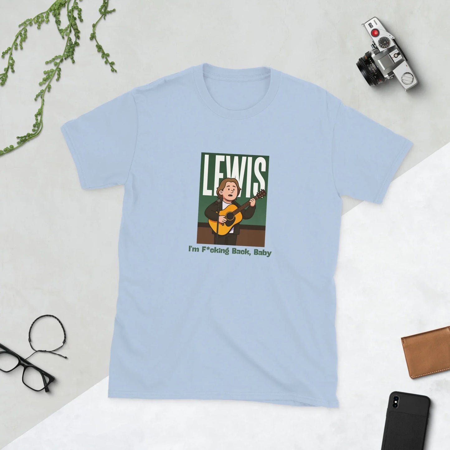 Lewis Capaldi "I'm Back" Unisex Cotton T-Shirt | Music Fan Tee T-shirt Alcyone213k