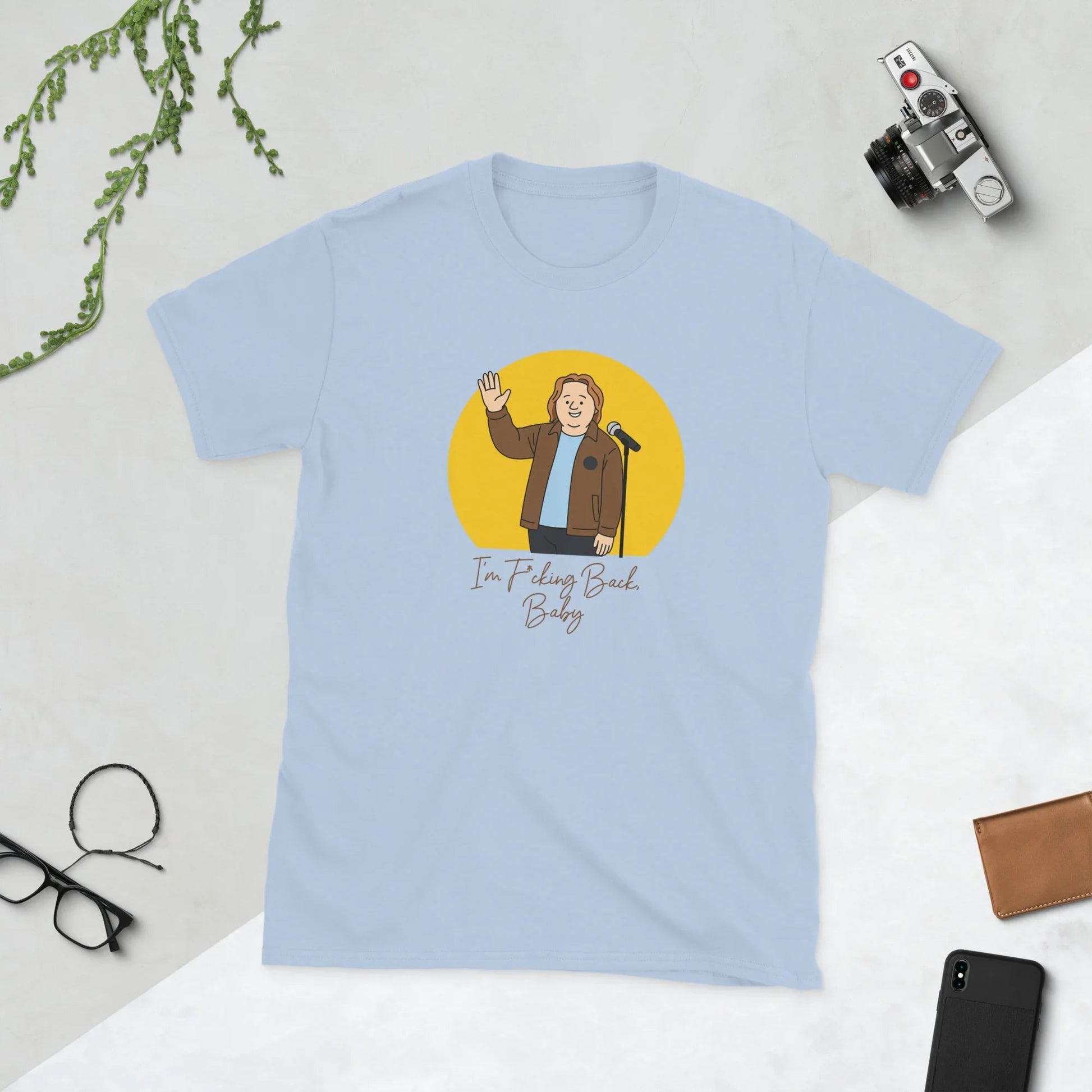 Lewis Capaldi Unisex Cotton T-Shirt - I'm Back Graphic Tee T-shirt Alcyone213k