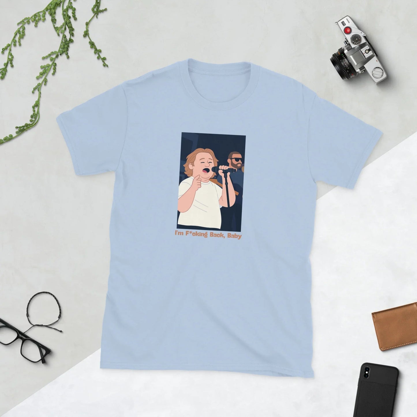 Lewis Capaldi "I'm Back" Cotton T-Shirt | Unisex Music Fan Tee T-shirt Alcyone213k