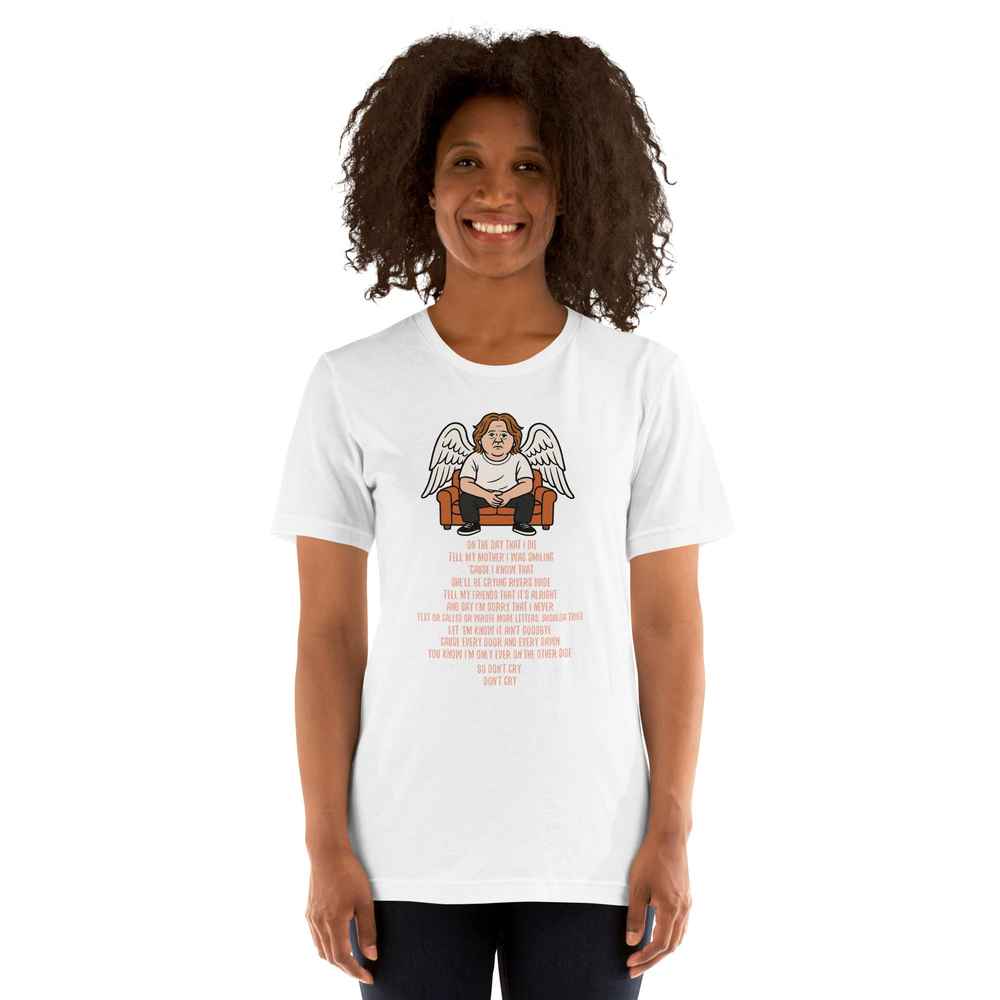 Lewis Capaldi Unisex T-Shirt | 'On The Day That I Die' Lyric Cotton Tee Alcyone213k