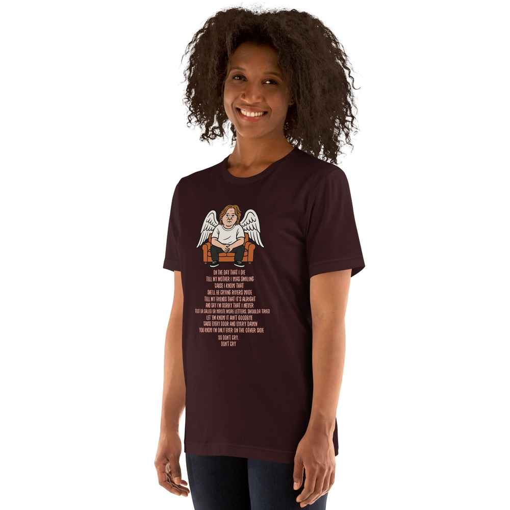 Lewis Capaldi Unisex T-Shirt | 'On The Day That I Die' Lyric Cotton Tee Alcyone213k