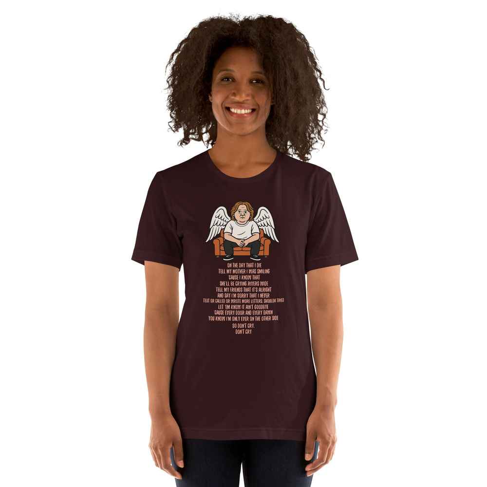 Lewis Capaldi Unisex T-Shirt | 'On The Day That I Die' Lyric Cotton Tee Alcyone213k