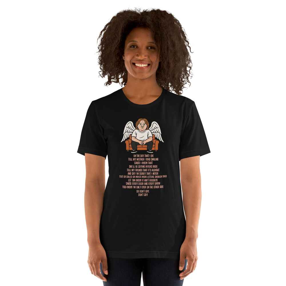 Lewis Capaldi Unisex T-Shirt | 'On The Day That I Die' Lyric Cotton Tee Alcyone213k