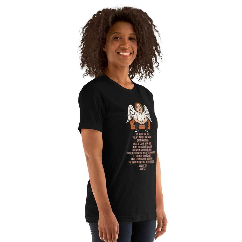 Lewis Capaldi Unisex T-Shirt | 'On The Day That I Die' Lyric Cotton Tee Alcyone213k