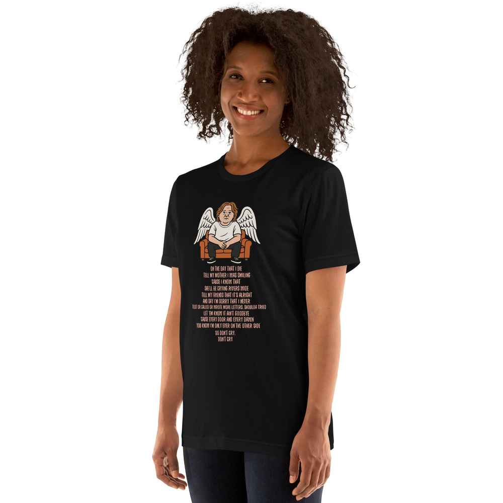 Lewis Capaldi Unisex T-Shirt | 'On The Day That I Die' Lyric Cotton Tee Alcyone213k