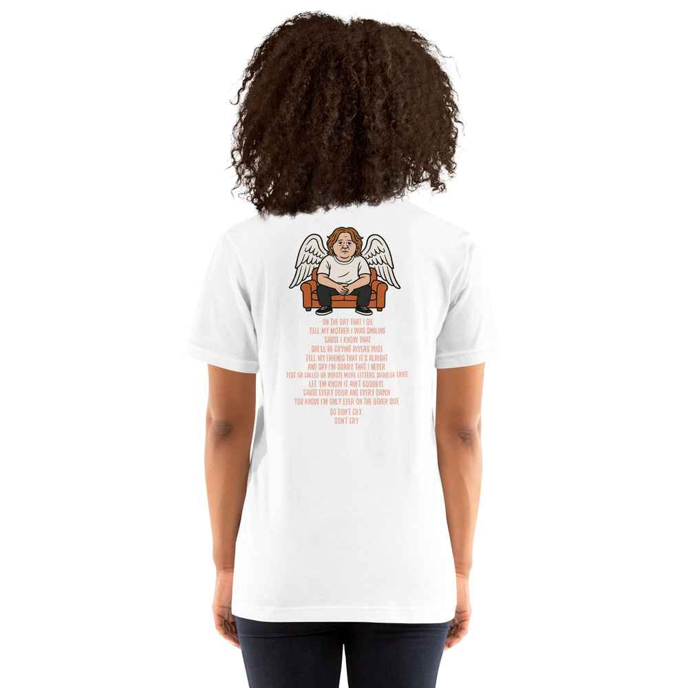 Lewis Capaldi Unisex T-Shirt | 'On The Day That I Die' Lyric Cotton Tee Alcyone213k