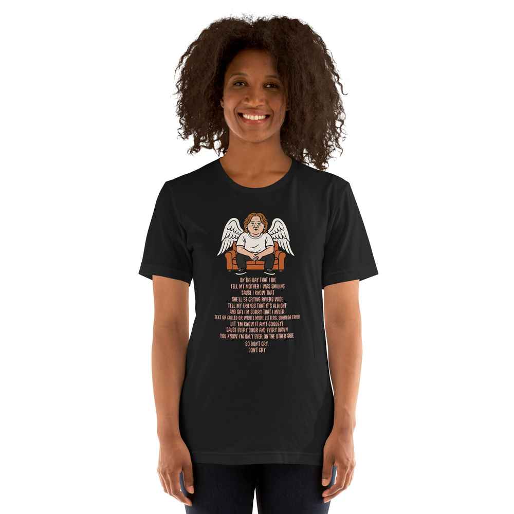 Lewis Capaldi Unisex T-Shirt | 'On The Day That I Die' Lyric Cotton Tee Alcyone213k