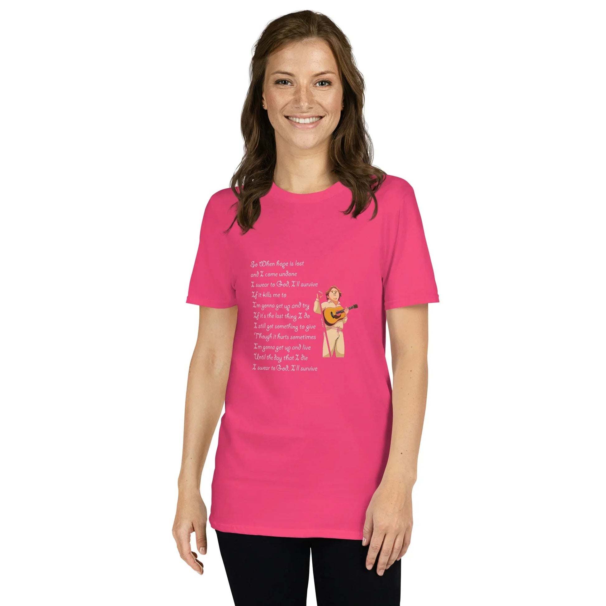 Lewis Capaldi Unisex T-Shirt | Survive Lyrics Music Fan Apparel T-shirt Alcyone213k