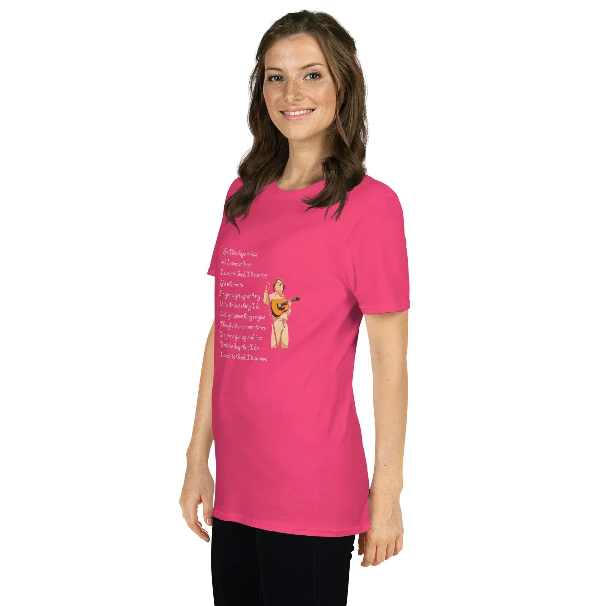 Lewis Capaldi Unisex T-Shirt | Survive Lyrics Music Fan Apparel T-shirt Alcyone213k