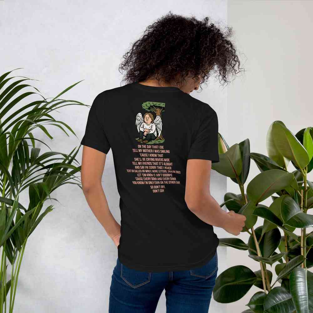 Lewis Capaldi Unisex T-Shirt - On The Day That I Die Lyrics Tee Alcyone213k