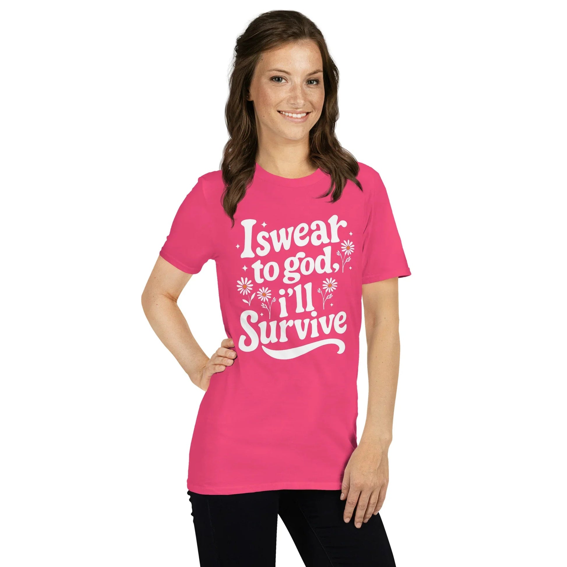 Lewis Capaldi Unisex T-Shirt - "Survive" Lyrics Cotton Tee T-shirt Alcyone213k