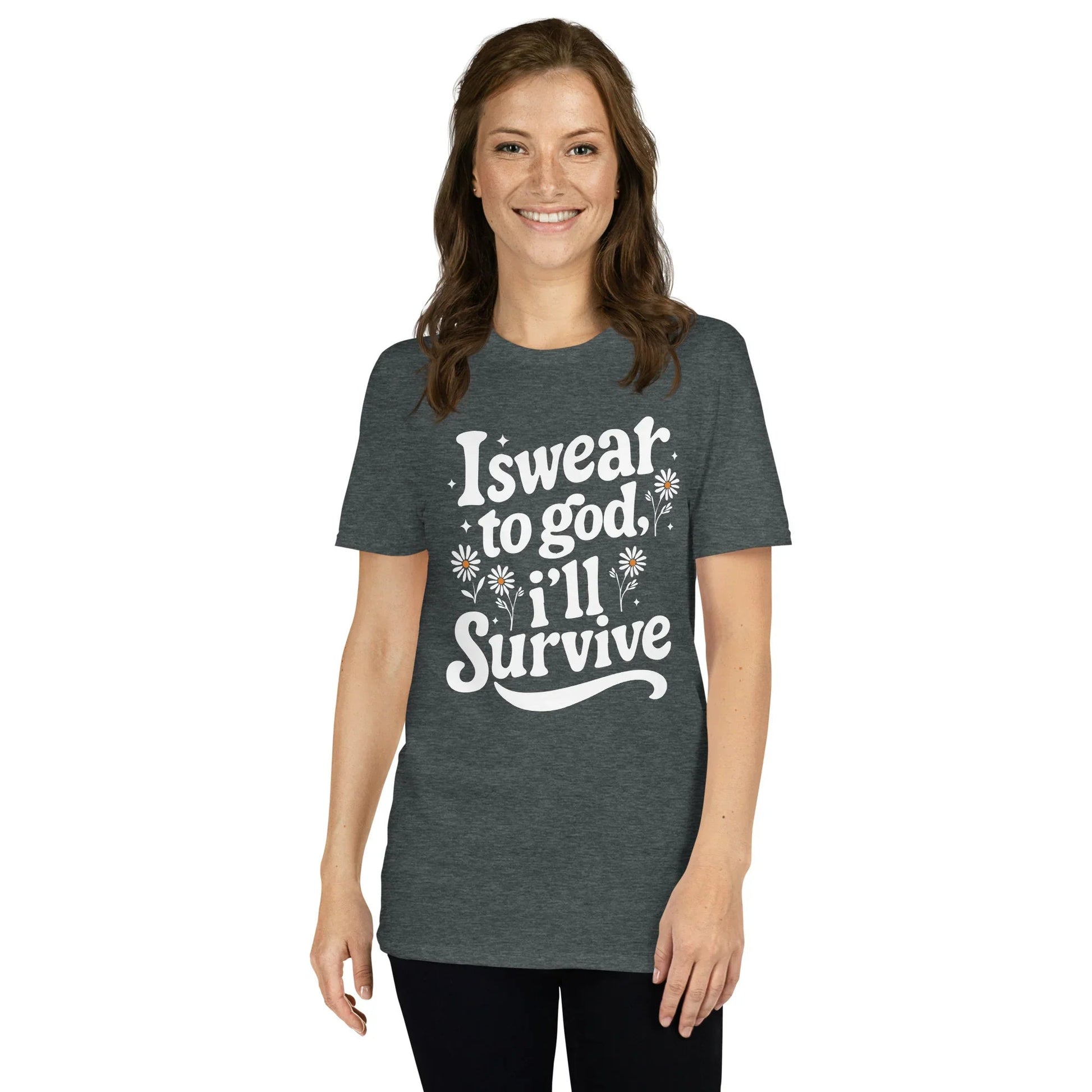 Lewis Capaldi Unisex T-Shirt - "Survive" Lyrics Cotton Tee T-shirt Alcyone213k