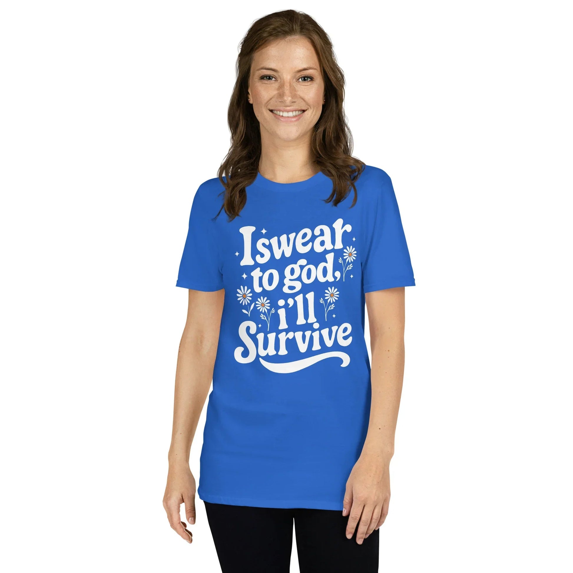 Lewis Capaldi Unisex T-Shirt - "Survive" Lyrics Cotton Tee T-shirt Alcyone213k