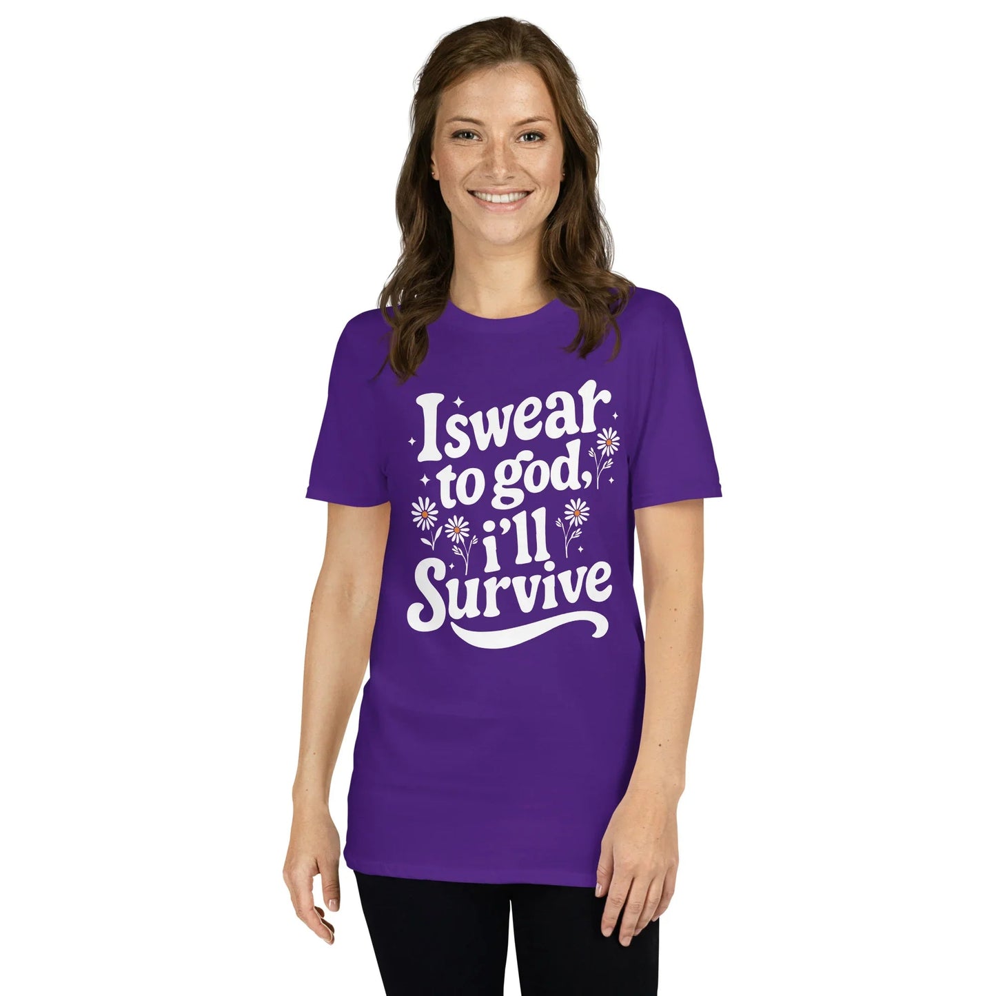 Lewis Capaldi Unisex T-Shirt - "Survive" Lyrics Cotton Tee T-shirt Alcyone213k