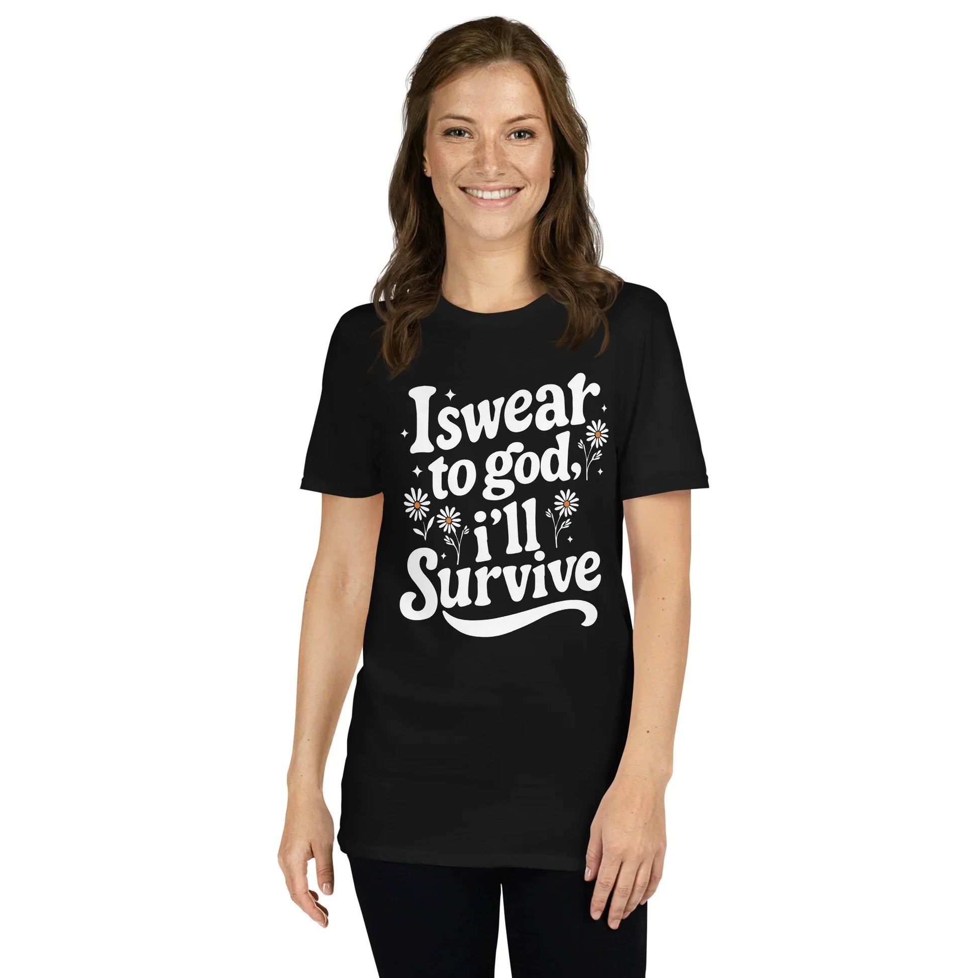 Lewis Capaldi Unisex T-Shirt - "Survive" Lyrics Cotton Tee T-shirt Alcyone213k