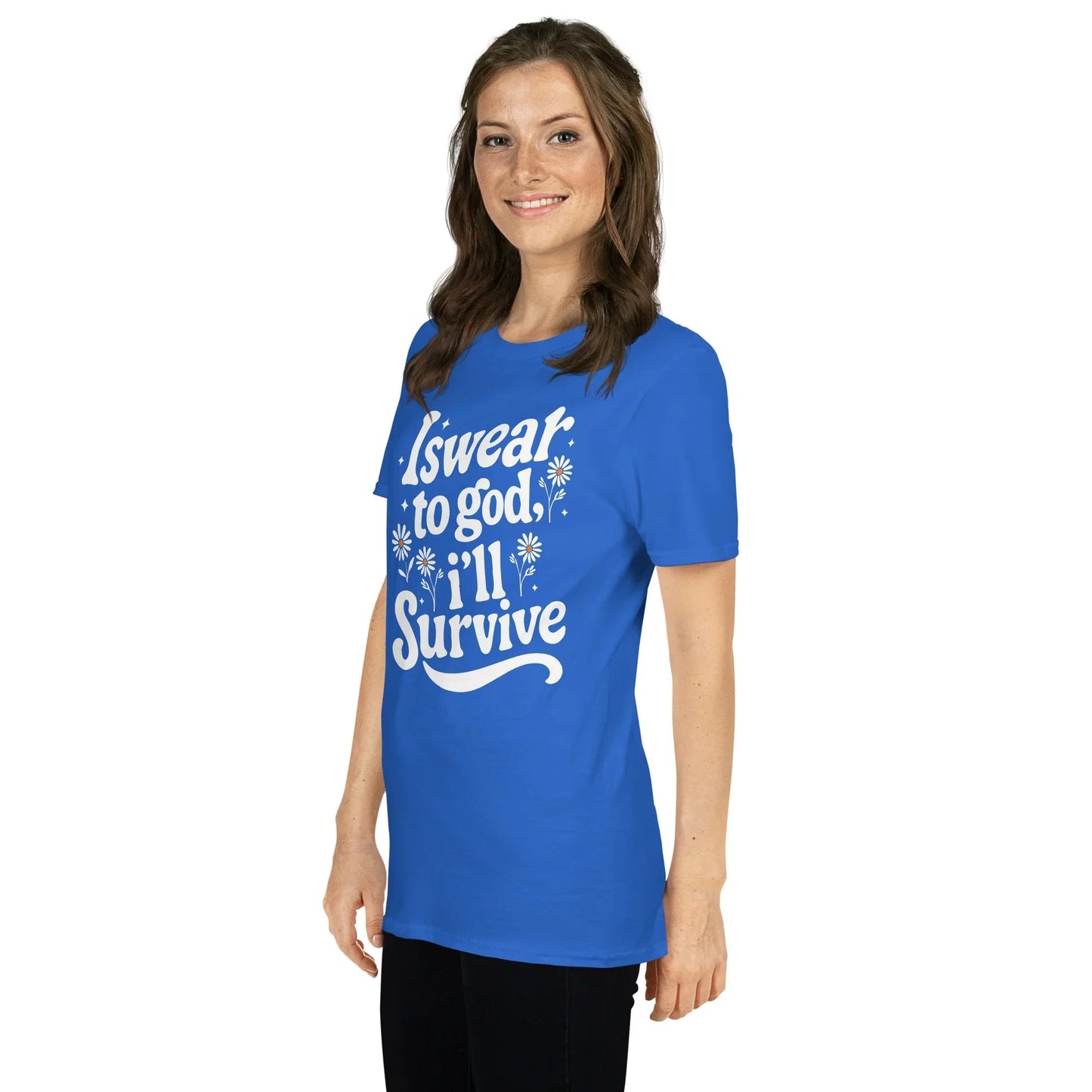 Lewis Capaldi Unisex T-Shirt - "Survive" Lyrics Cotton Tee T-shirt Alcyone213k