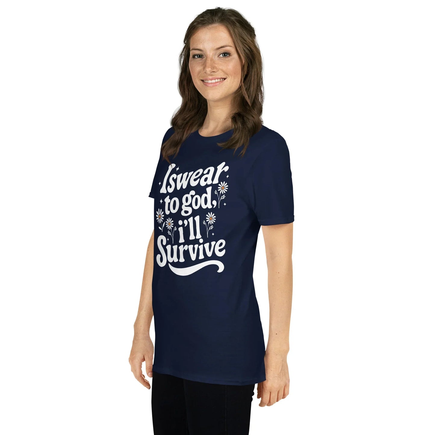 Lewis Capaldi Unisex T-Shirt - "Survive" Lyrics Cotton Tee T-shirt Alcyone213k