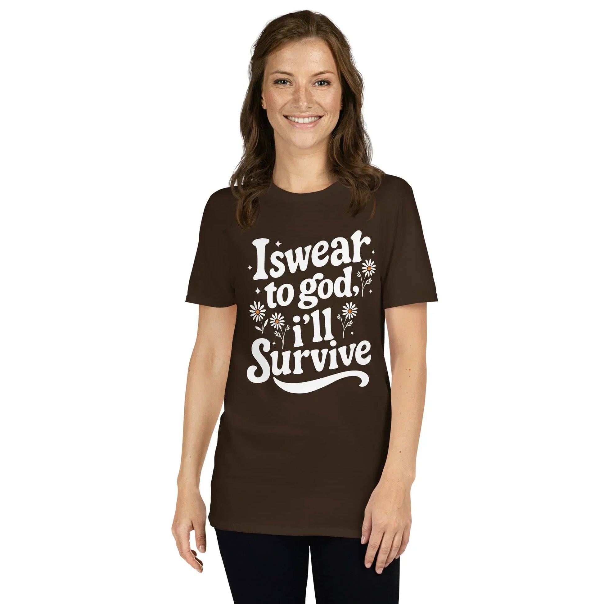Lewis Capaldi Unisex T-Shirt - "Survive" Lyrics Cotton Tee T-shirt Alcyone213k