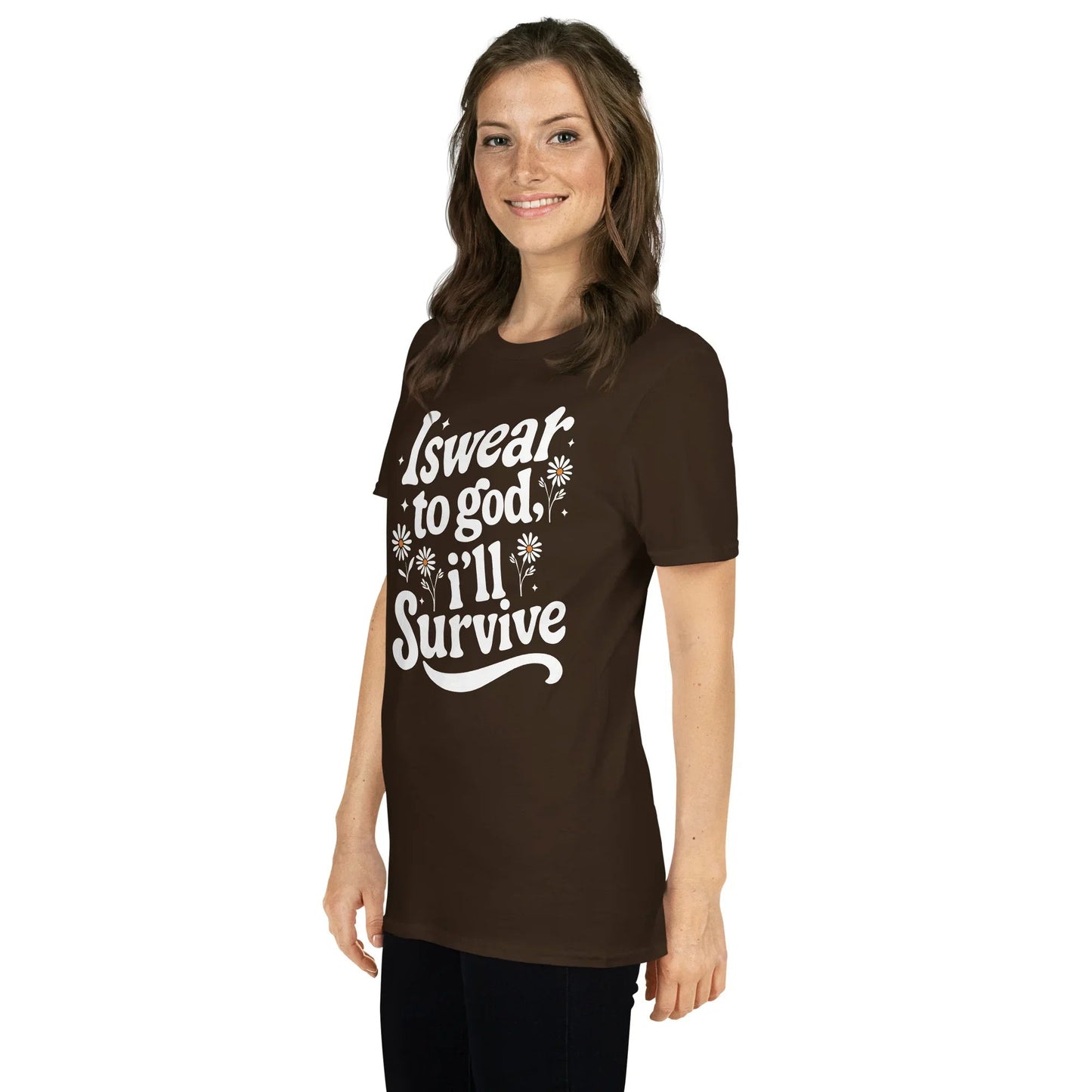 Lewis Capaldi Unisex T-Shirt - "Survive" Lyrics Cotton Tee T-shirt Alcyone213k