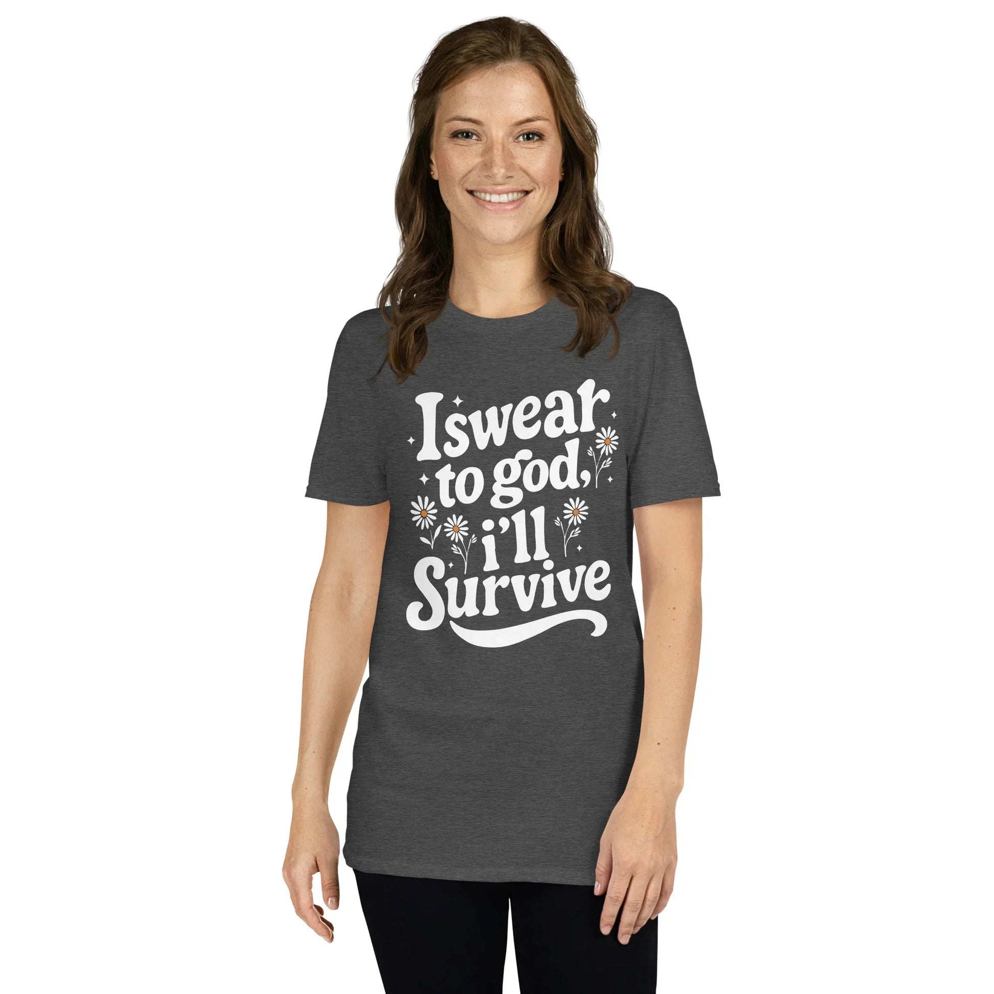 Lewis Capaldi Unisex T-Shirt - "Survive" Lyrics Cotton Tee T-shirt Alcyone213k