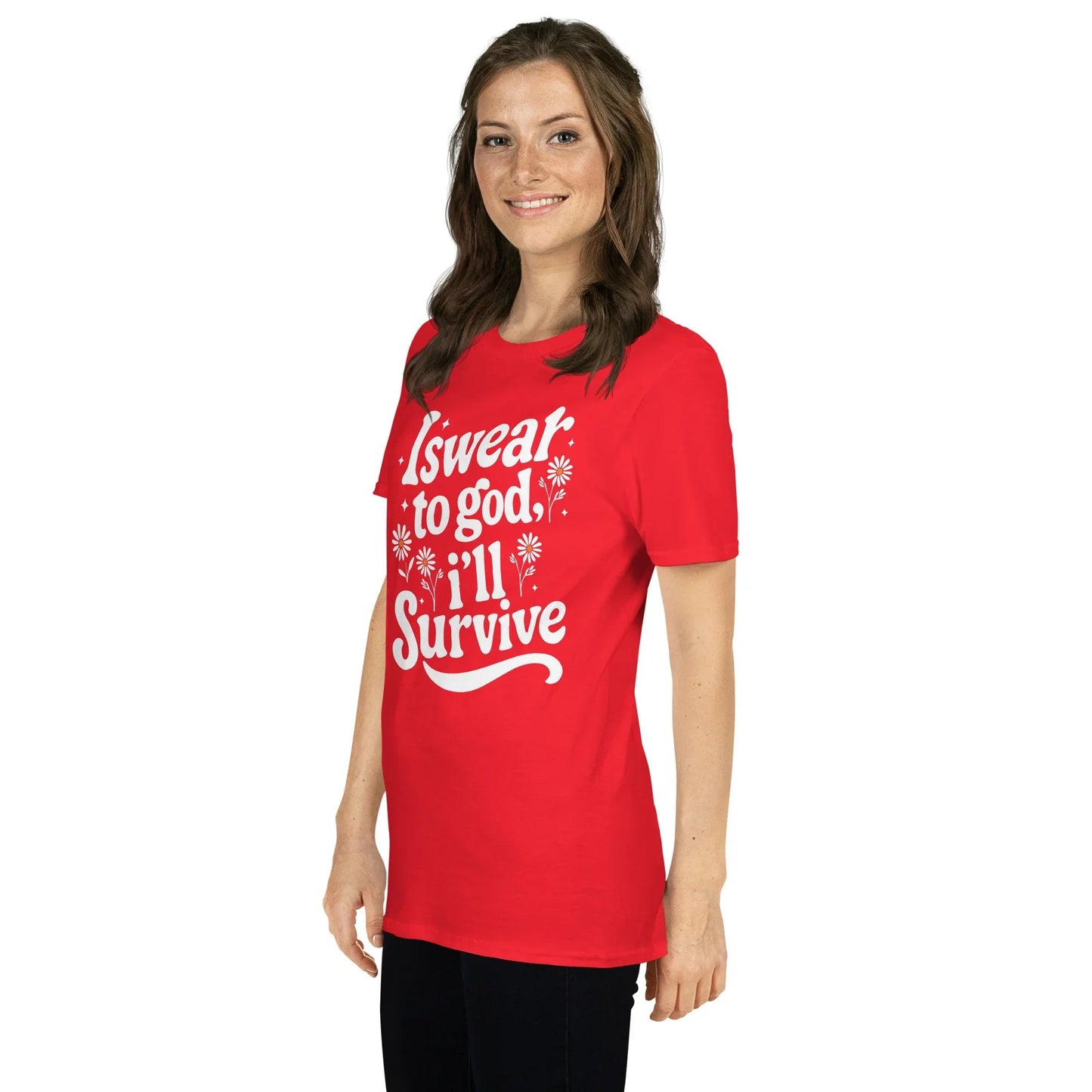 Lewis Capaldi Unisex T-Shirt - "Survive" Lyrics Cotton Tee T-shirt Alcyone213k