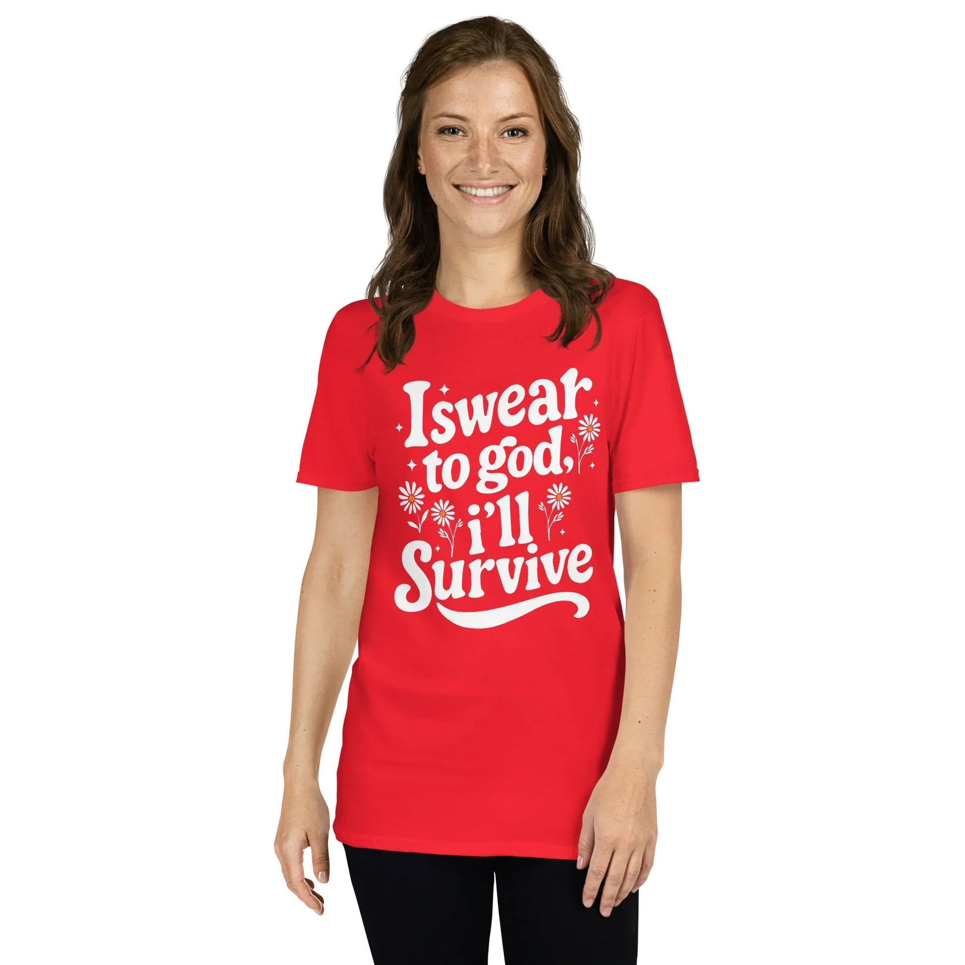Lewis Capaldi Unisex T-Shirt - "Survive" Lyrics Cotton Tee T-shirt Alcyone213k