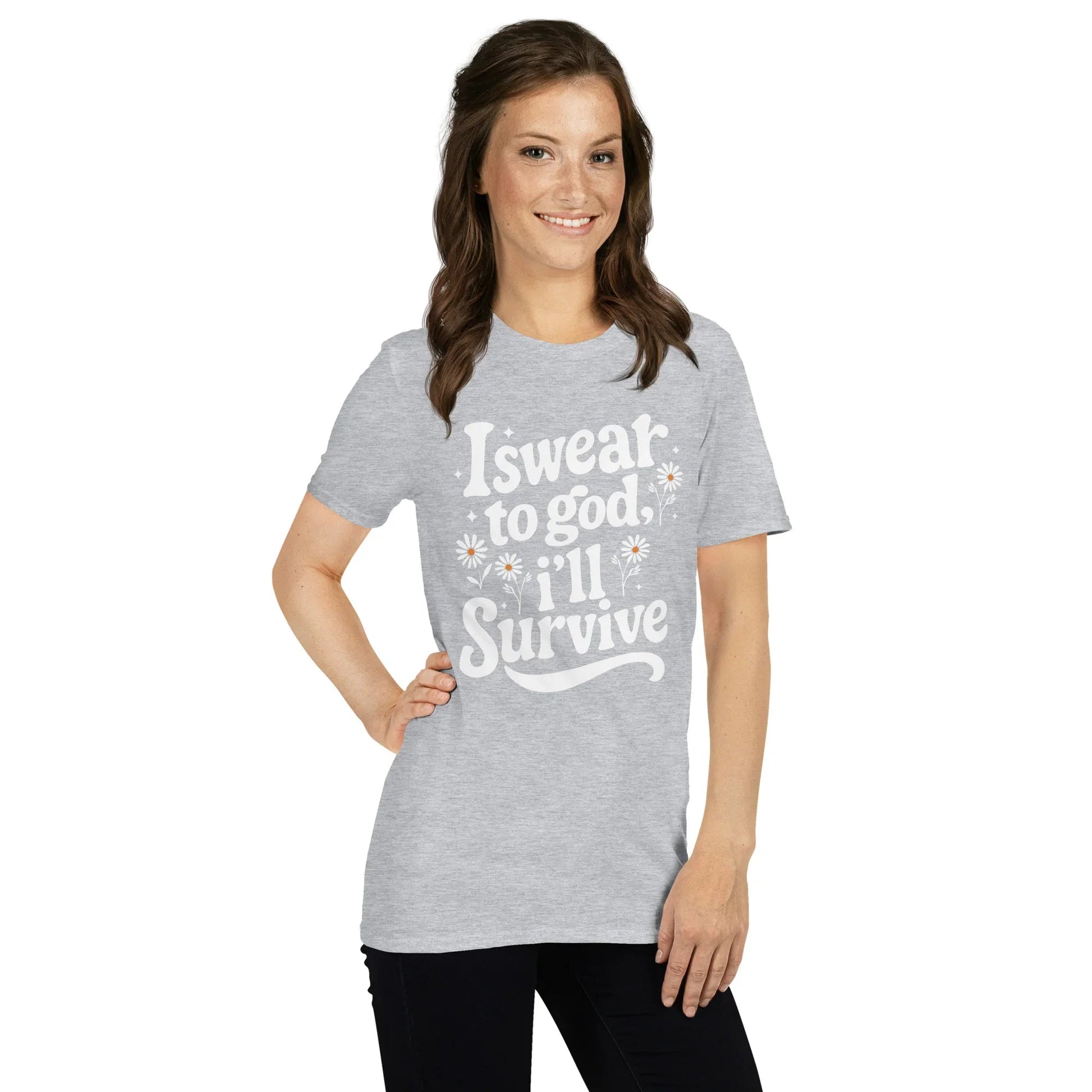 Lewis Capaldi Unisex T-Shirt - "Survive" Lyrics Cotton Tee T-shirt Alcyone213k