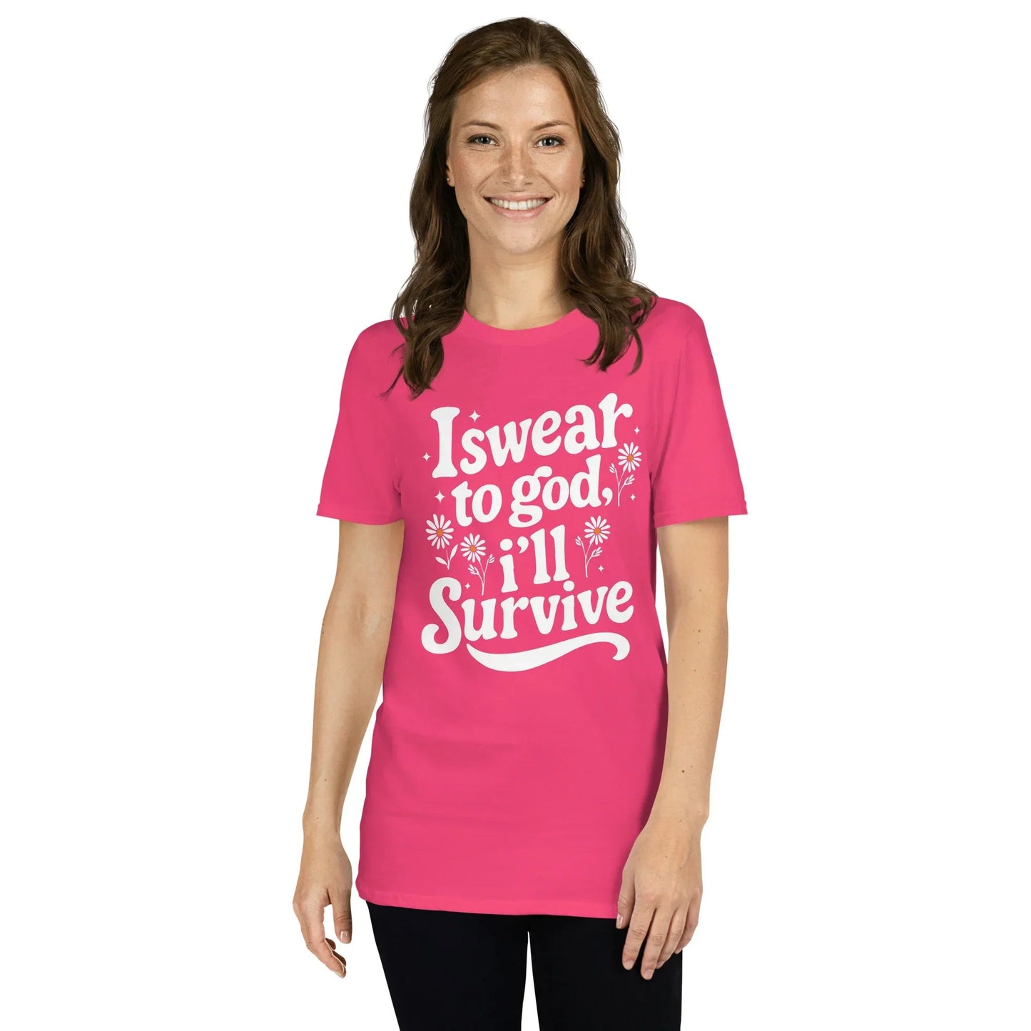 Lewis Capaldi Unisex T-Shirt - "Survive" Lyrics Cotton Tee T-shirt Alcyone213k