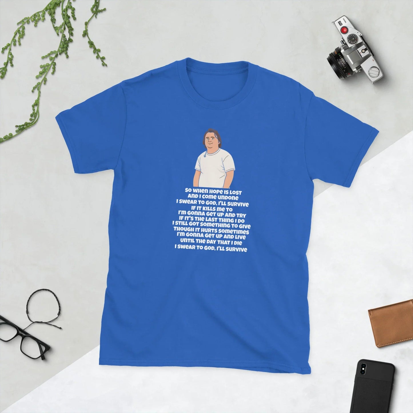 Lewis Capaldi Unisex T-Shirt - Survive Lyrics Shirt - Soft, Comfortable & Unisex Fit - Alcyone213k