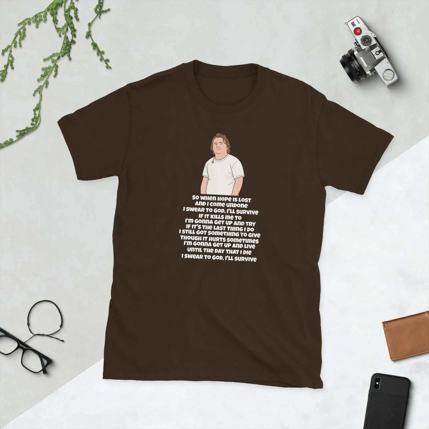 Lewis Capaldi Unisex T-Shirt - Survive Lyrics Shirt - Soft, Comfortable & Unisex Fit - Alcyone213k