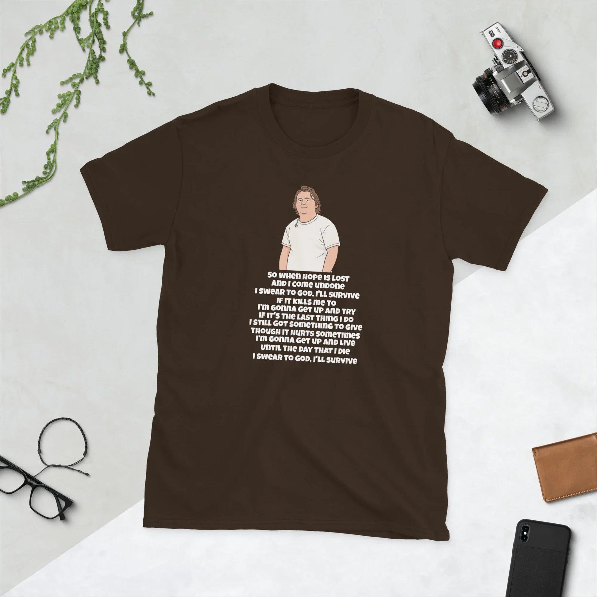 Lewis Capaldi Unisex T-Shirt - Survive Lyrics Shirt - Soft, Comfortable & Unisex Fit - Alcyone213k