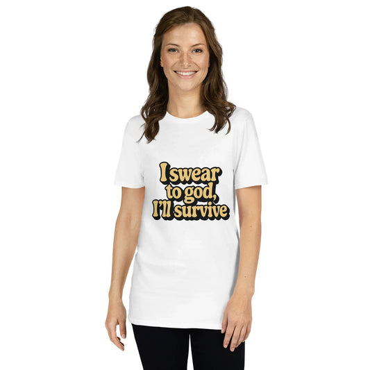 Lewis Capaldi Unisex T-Shirt - "Survive" Lyrics Fan Apparel T-shirt Alcyone213k