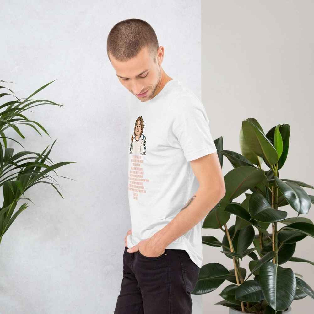 Lewis Capaldi "On The Day That I Die" Lyrics T-Shirt | Unisex Cotton Tee Alcyone213k