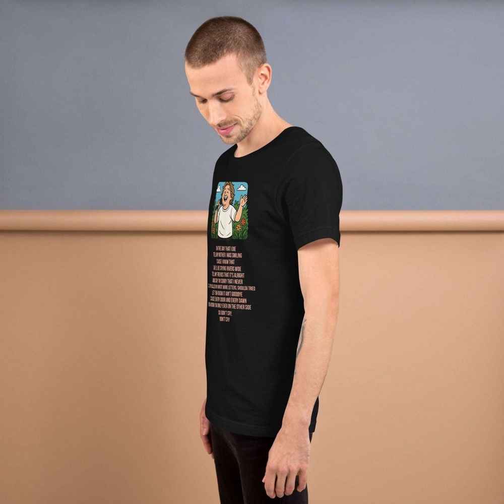Lewis Capaldi "On The Day That I Die" Lyrics T-Shirt - Unisex Cotton Tee Alcyone213k