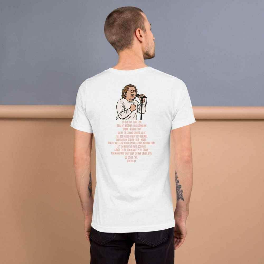 Lewis Capaldi "On The Day That I Die" Lyrics T-Shirt | Unisex Cotton Tee Alcyone213k