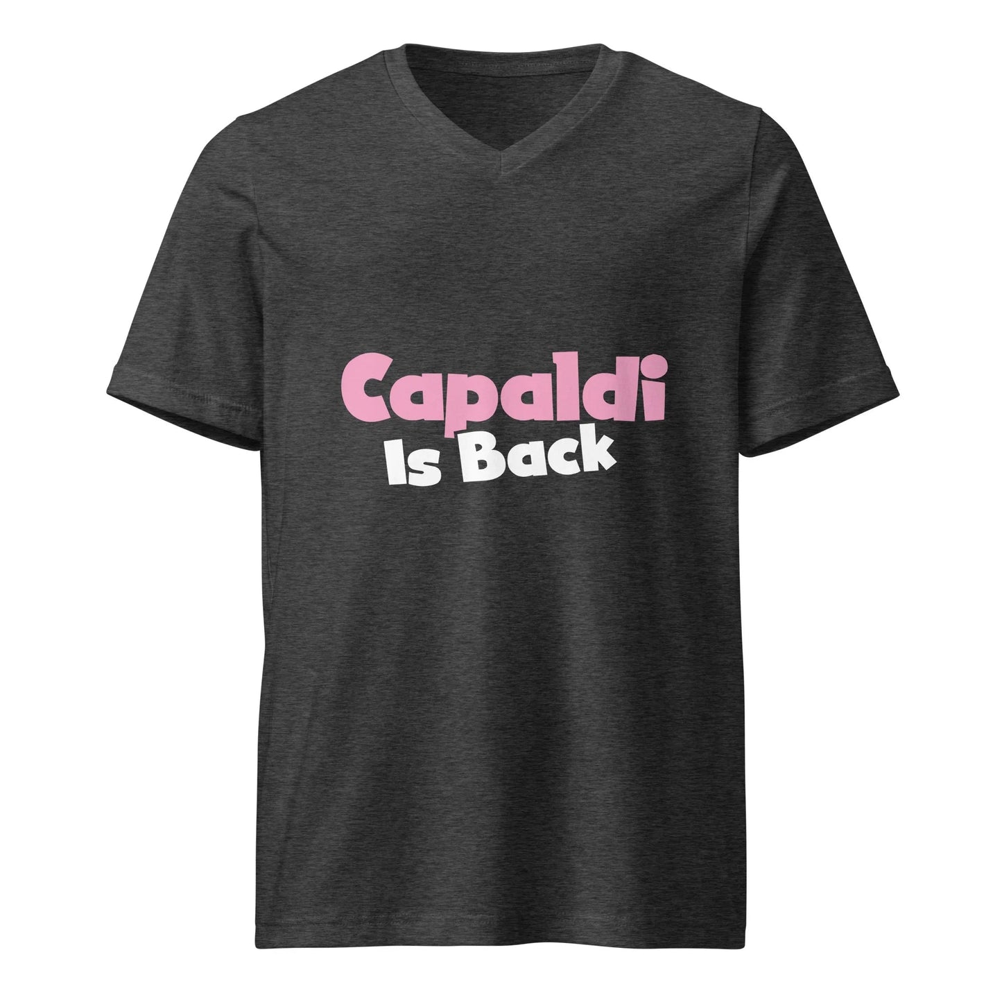 Lewis Capaldi Unisex V-Neck T-Shirt | "Capaldi Is Back" Fan Apparel T-shirt Alcyone213k