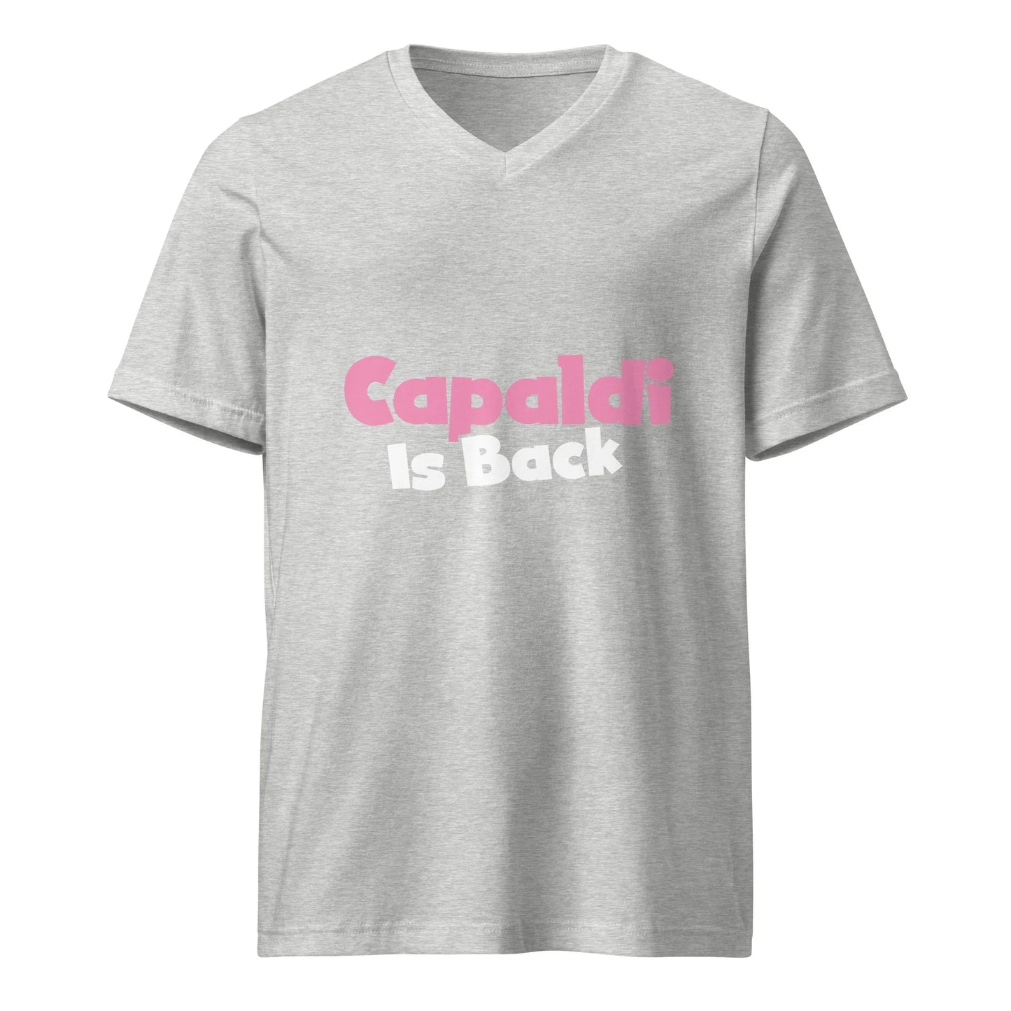 Lewis Capaldi Unisex V-Neck T-Shirt | "Capaldi Is Back" Fan Apparel T-shirt Alcyone213k
