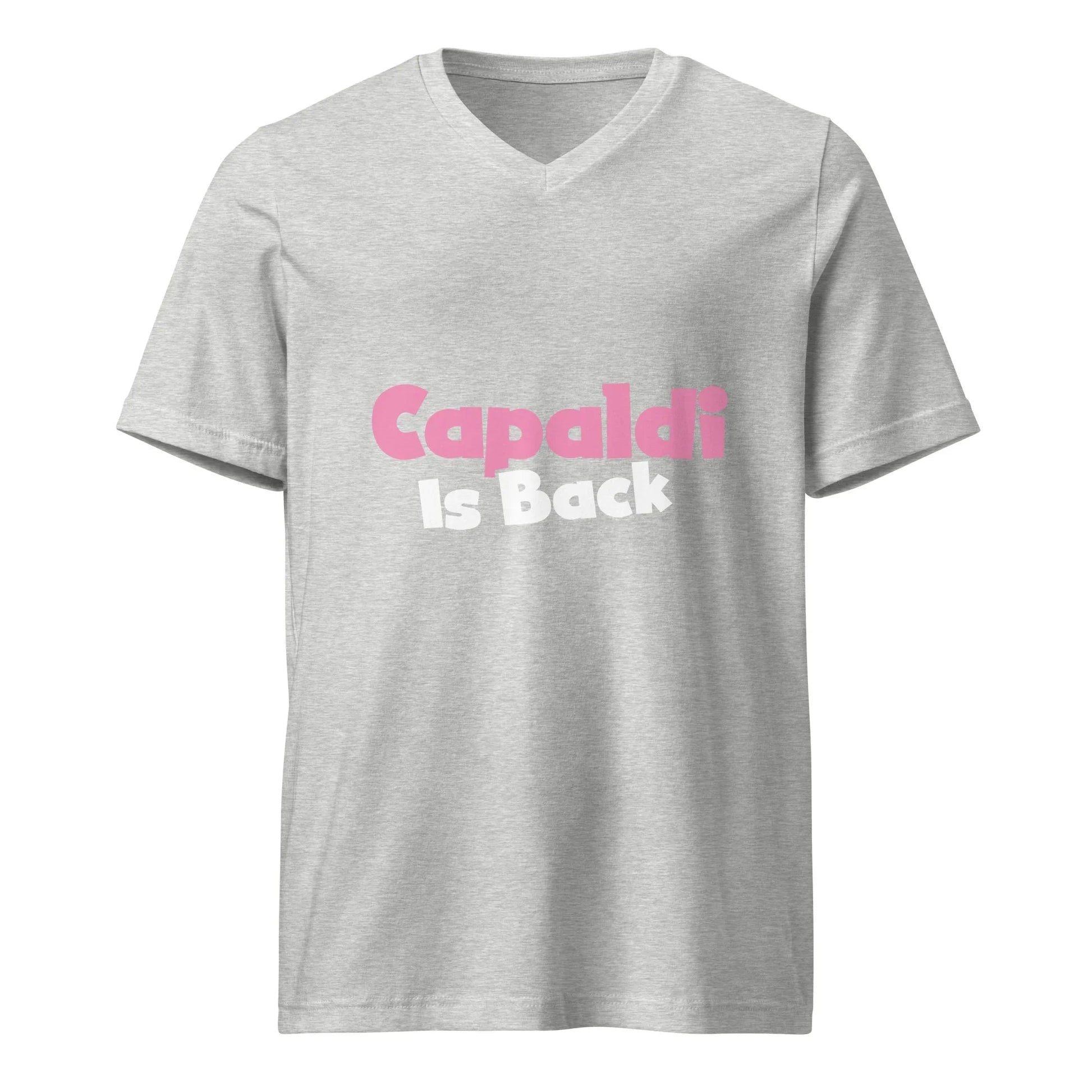 Lewis Capaldi Unisex V-Neck T-Shirt | "Capaldi Is Back" Fan Apparel T-shirt Alcyone213k