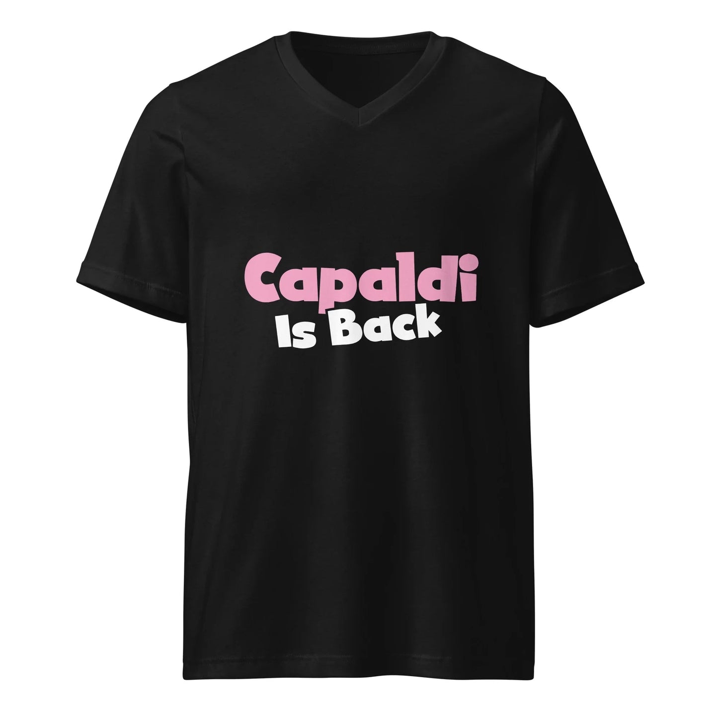 Lewis Capaldi Unisex V-Neck T-Shirt | "Capaldi Is Back" Fan Apparel T-shirt Alcyone213k
