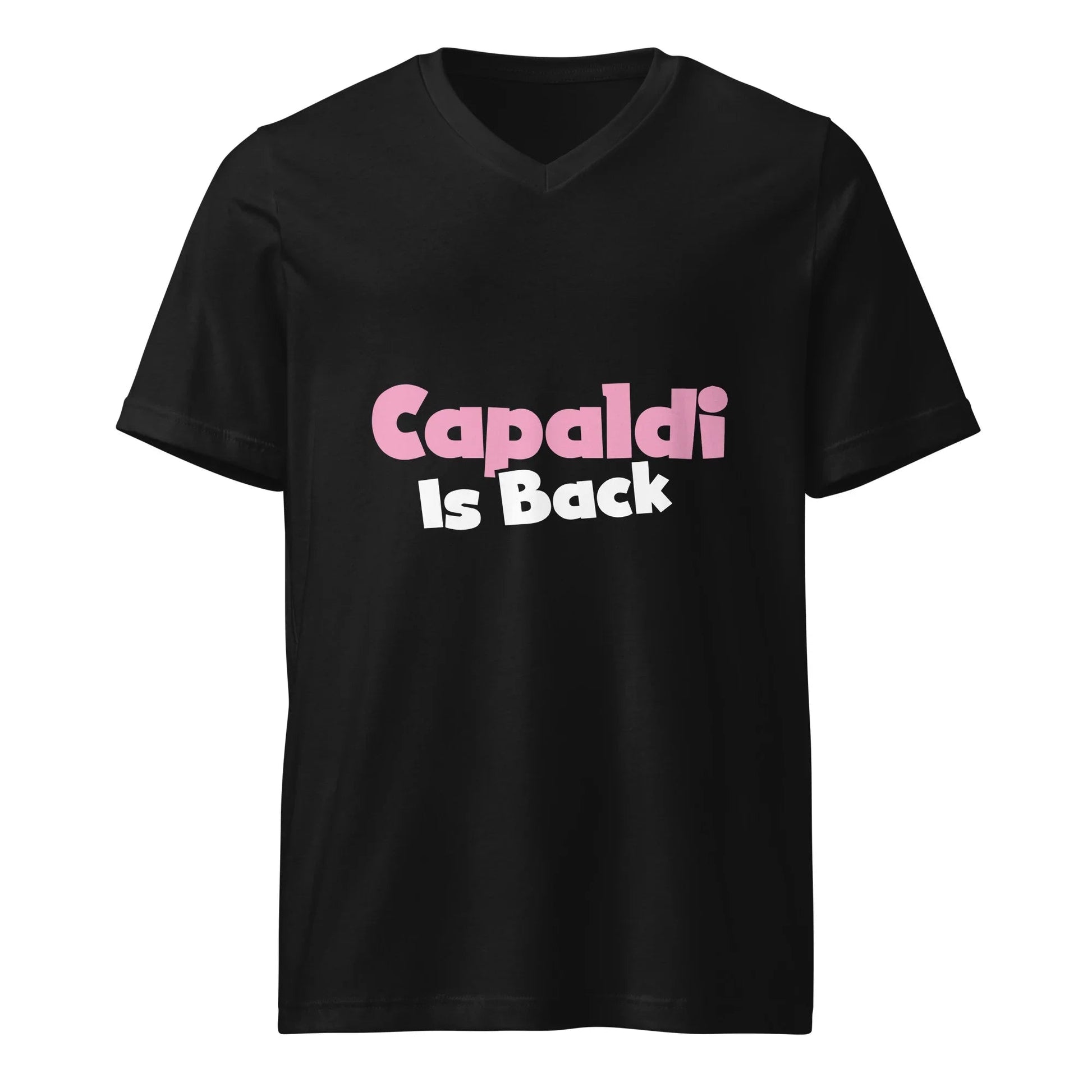 Lewis Capaldi Unisex V-Neck T-Shirt | "Capaldi Is Back" Fan Apparel T-shirt Alcyone213k