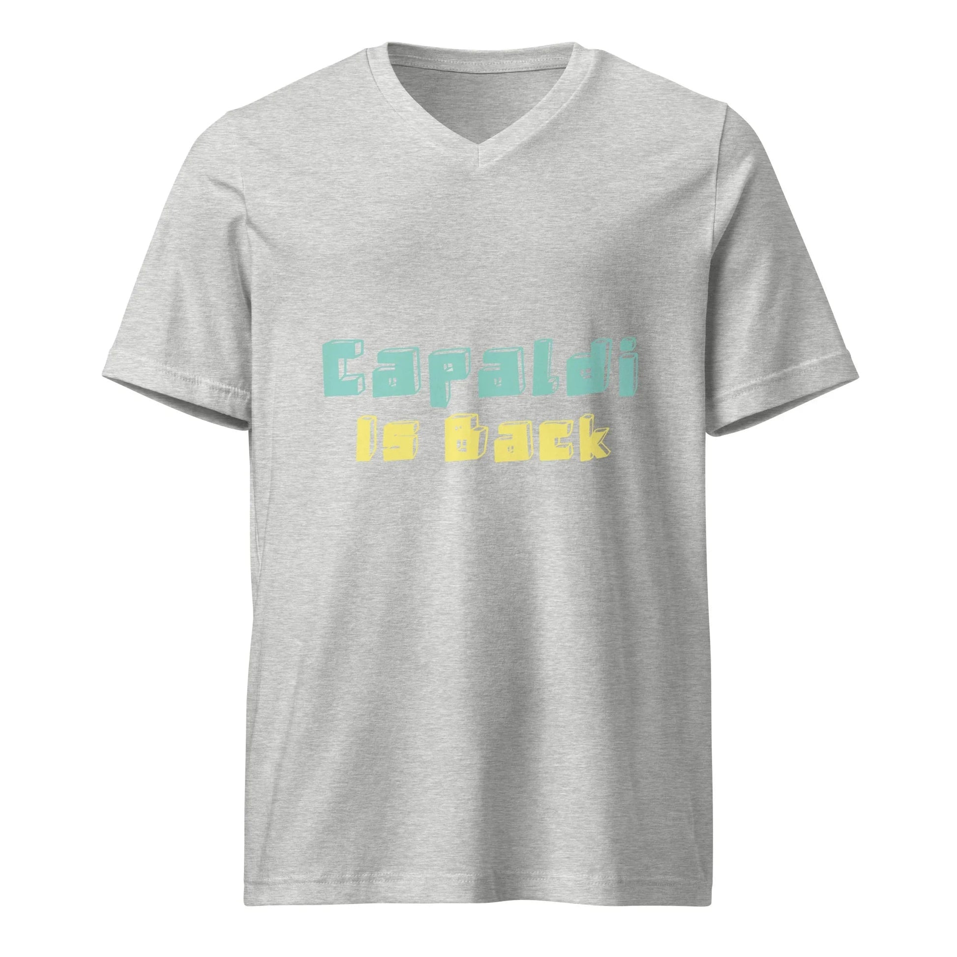 Lewis Capaldi V-Neck T-Shirt - Unisex Cotton Soft Style T-shirt Alcyone213k