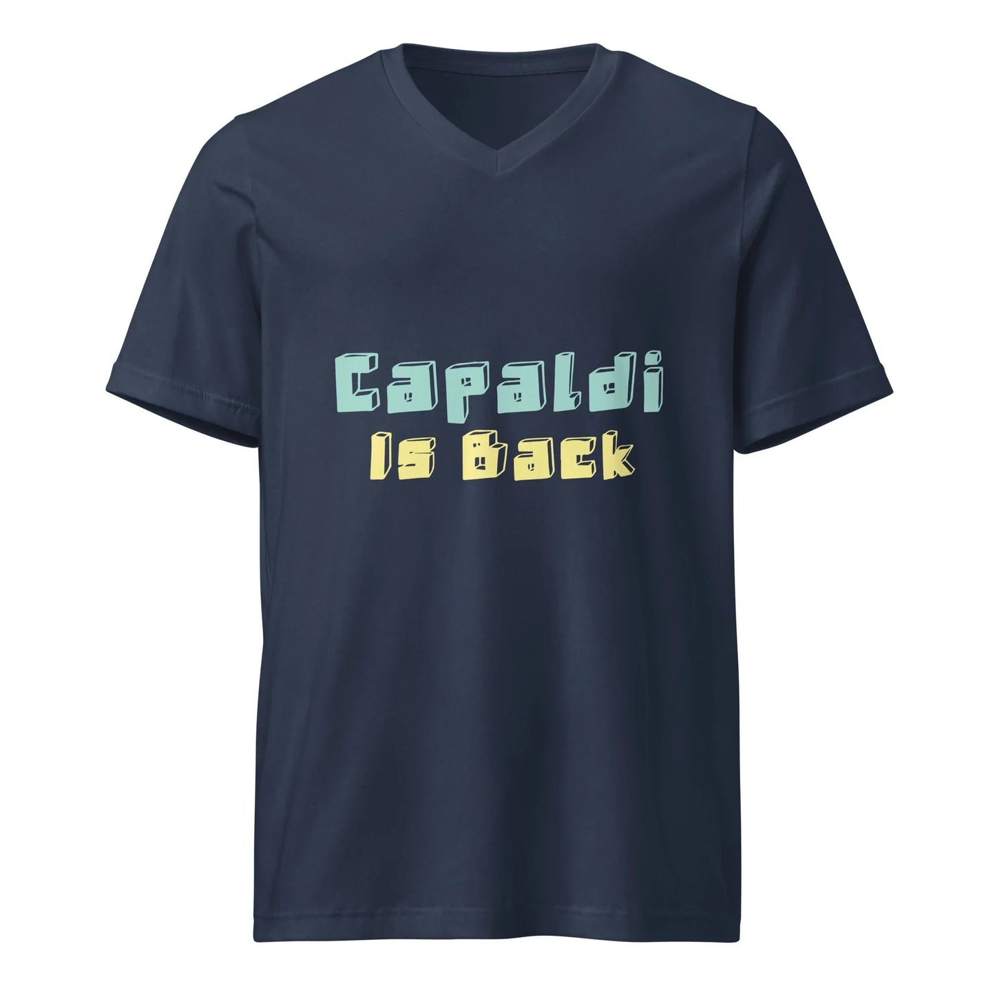 Lewis Capaldi V-Neck T-Shirt - Unisex Cotton Soft Style T-shirt Alcyone213k