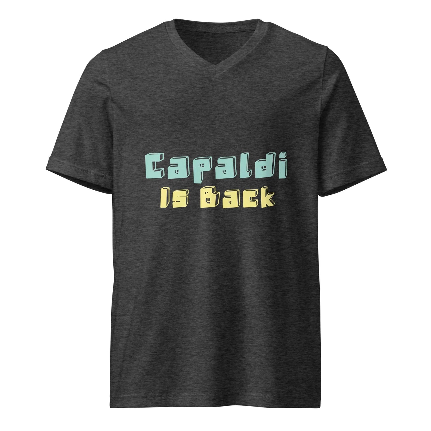 Lewis Capaldi V-Neck T-Shirt - Unisex Cotton Soft Style T-shirt Alcyone213k