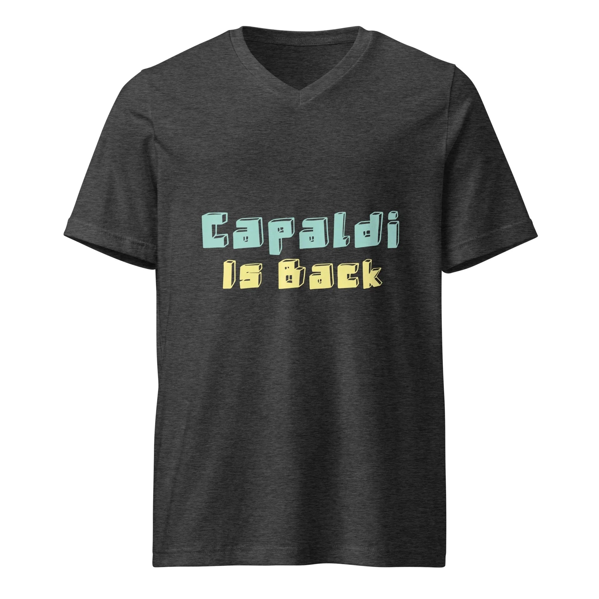 Lewis Capaldi V-Neck T-Shirt - Unisex Cotton Soft Style T-shirt Alcyone213k