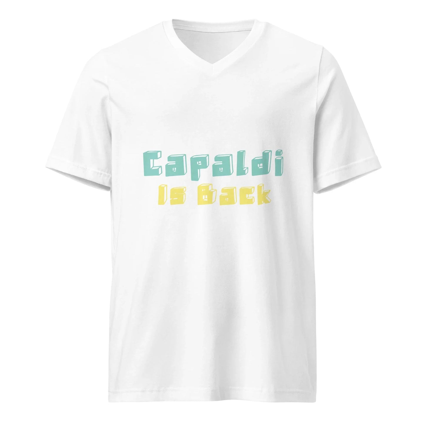 Lewis Capaldi V-Neck T-Shirt - Unisex Cotton Soft Style T-shirt Alcyone213k