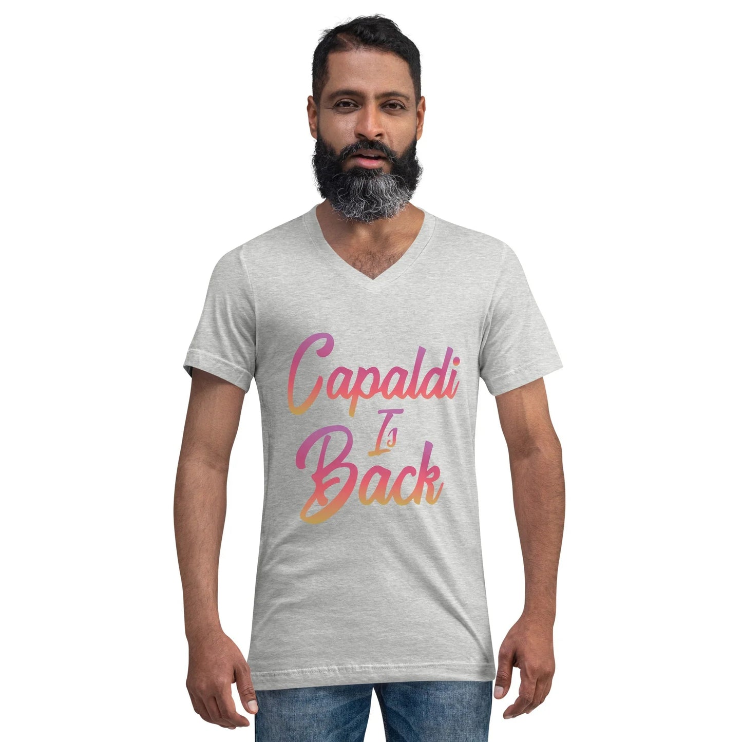 Lewis Capaldi V-Neck T-Shirt - 100% Cotton Unisex Tee T-shirt Alcyone213k