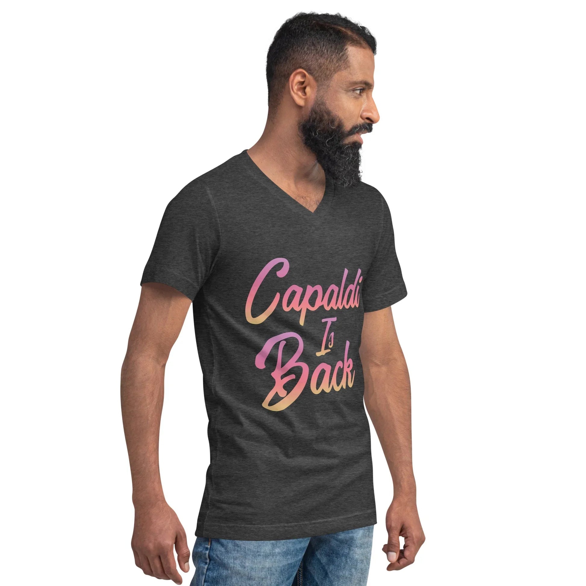 Lewis Capaldi V-Neck T-Shirt - 100% Cotton Unisex Tee T-shirt Alcyone213k