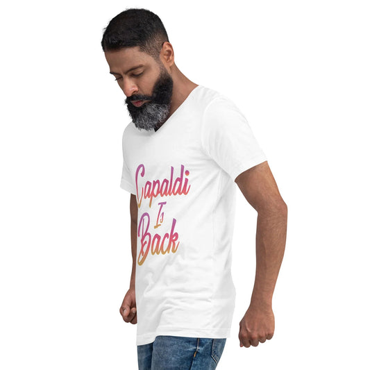 Lewis Capaldi V-Neck T-Shirt - 100% Cotton Unisex Tee T-shirt Alcyone213k