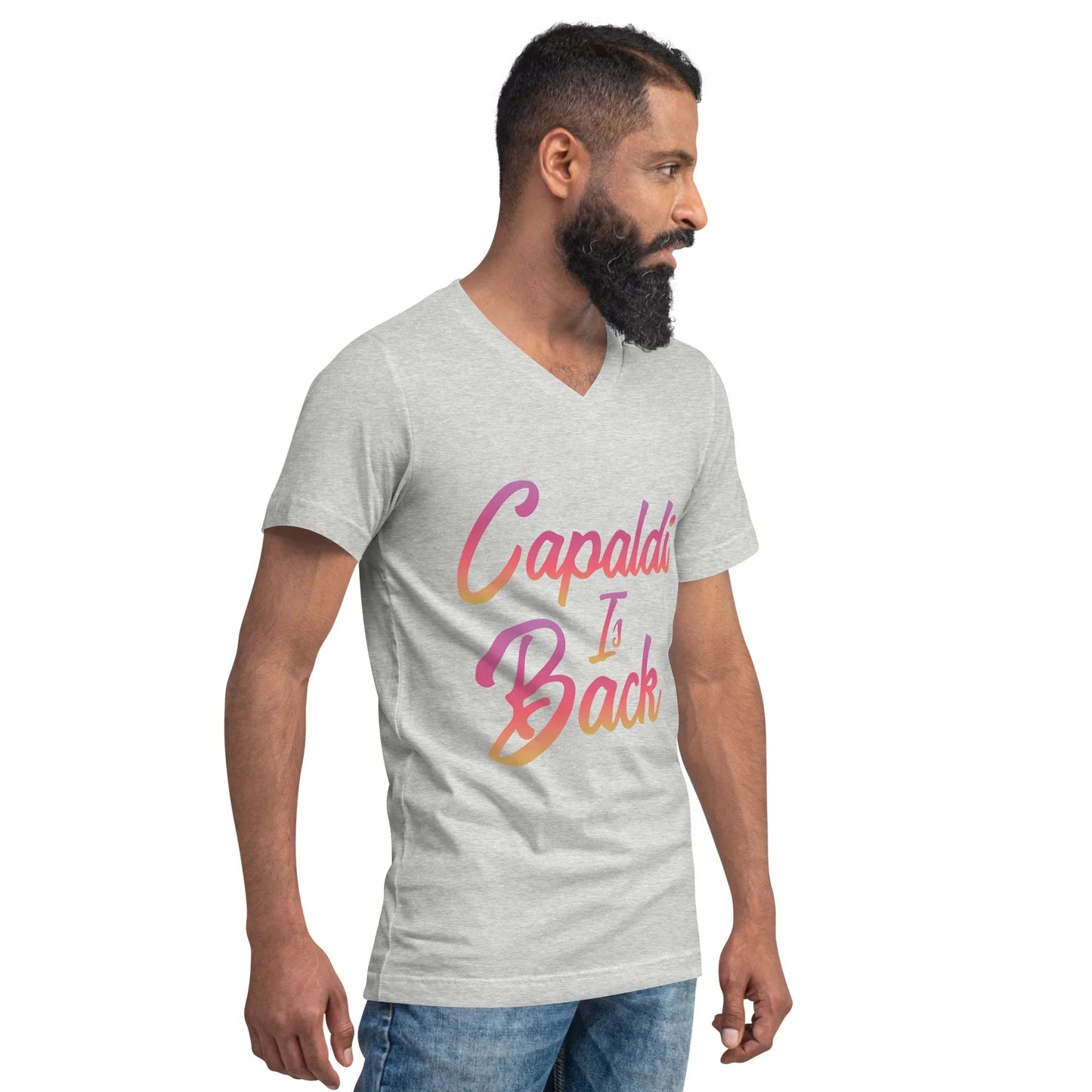 Lewis Capaldi V-Neck T-Shirt - 100% Cotton Unisex Tee T-shirt Alcyone213k